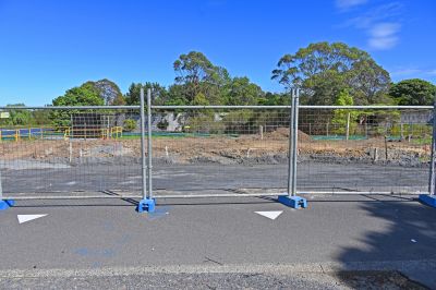 Fence Installation Site