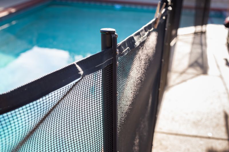 Modern Metal Mesh Fence